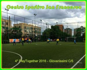 Una fase della sfida tra San Francesco e Futsal Giardinetti