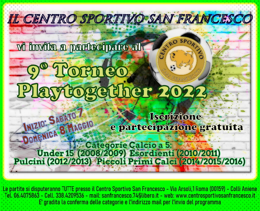 Locandina PlayTogether 2022